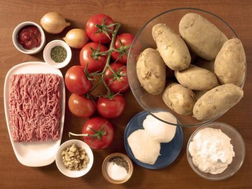 Фаршированный картофель. Ингредиенты: 01 Фаршированный картофель. Ингредиенты: 01