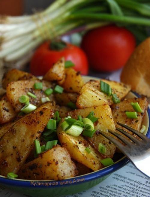 Запеченный картофель по-турецки.