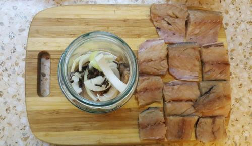 Соленая скумбрия?  Такой вкусной рыбки я ещё не пробовала? 07