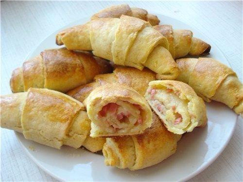 Картофельные рогалики.  Ингредиенты: