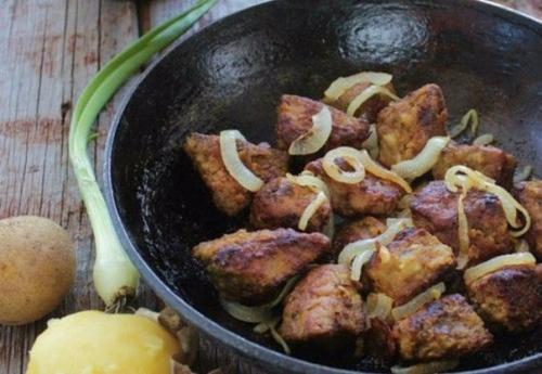 Печень получается мягкой, сочной, нежной!