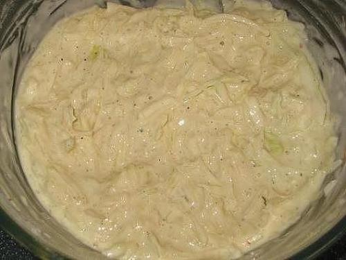 Капустные оладушки на кефире. 02