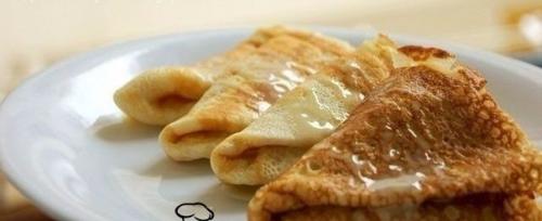 Заварные блины на молоке.