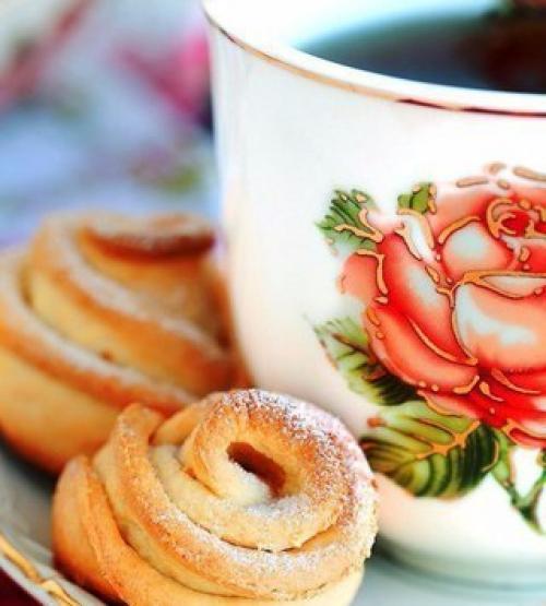 Творожные цветочки.  Ингредиенты: