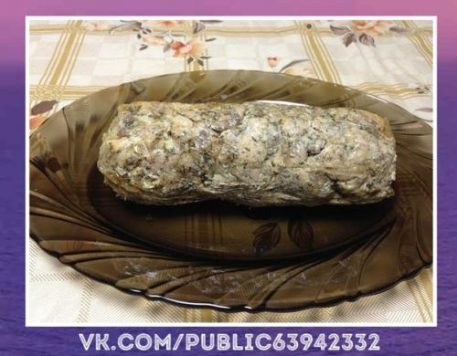Нереально вкусно.  Мраморный рулет из курицы. 03