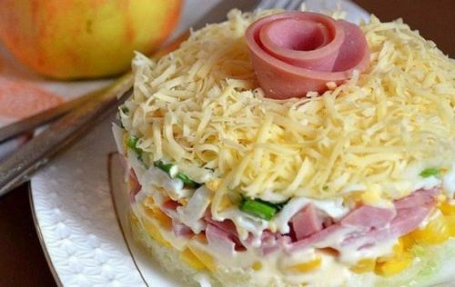 Отличные праздничные салаты с ветчиной: топ - 9 рецептов? 03