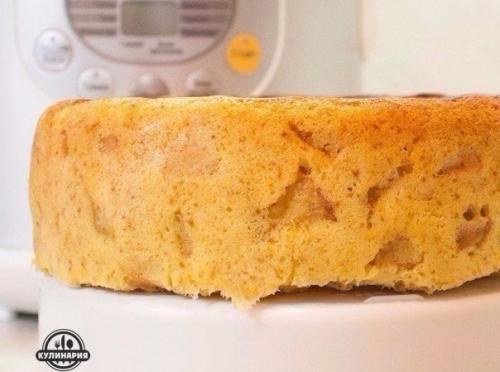Пышная шарлотка с яблоками в МУЛЬТИВАРКЕ.