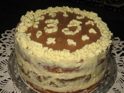 Торт каприз.   На каждый корж нам нужно взять: