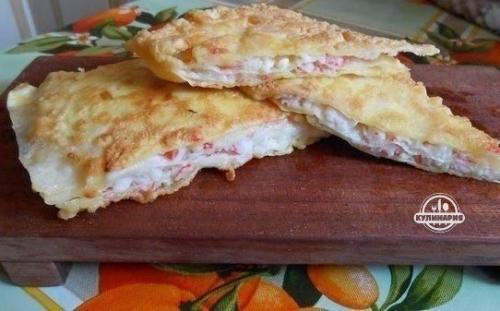 Лакомство из лаваша.