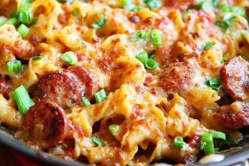 Паста с пряными колбасками? 08