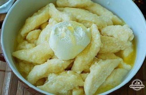 Вареники ленивые.  Ингредиенты: 03