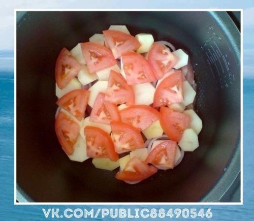 Невероятно вкусно.  Мясо по-французски в мультиварке. 02