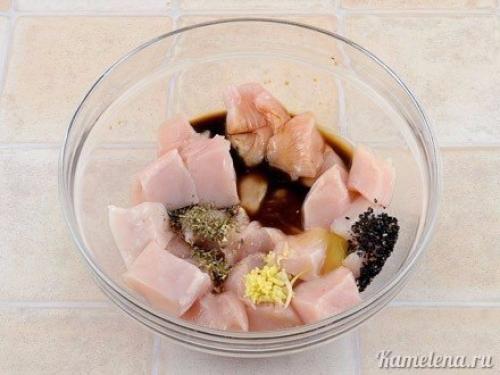 Куриные шашлычки с кабачками. 02