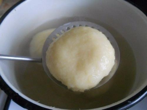 Картофельные галушки с мясом. 07