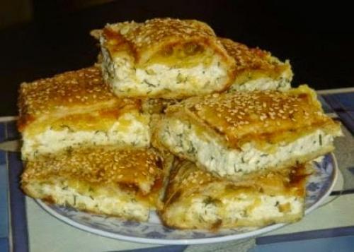 Пирог с сыром.