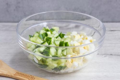 Салат Медуза.  Ингредиенты: 02