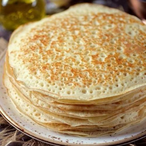 Тонкие блинчики.  Заварные на молоке. 01