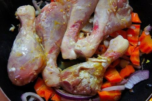 Тушеные куриные голени. 03