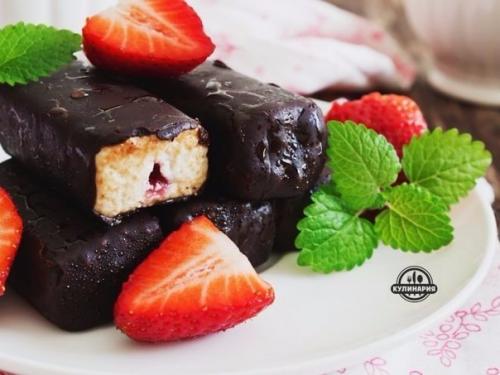 Домашние глазированные сырки.