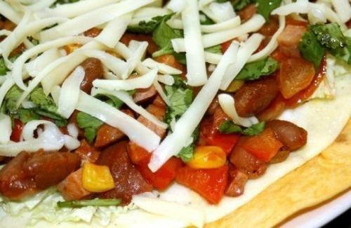 Бурито с ветчиной и моцареллой. 01