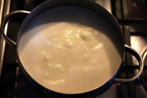 Сырный суп с креветками. 02