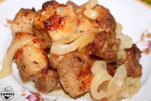 Шашлык в ДУХОВКЕ на луковой Подушке.