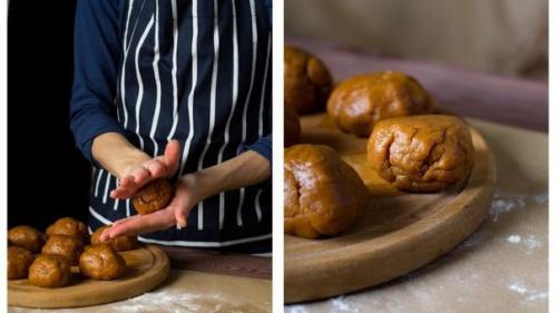 Карамельный медовик с апельсиновым кремом. 03