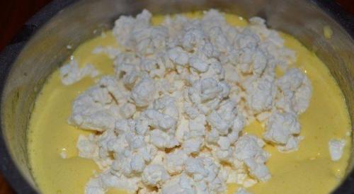 Творожный пирог с вишней. 01