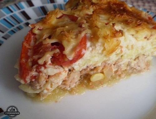 Запеканка с кабачка.