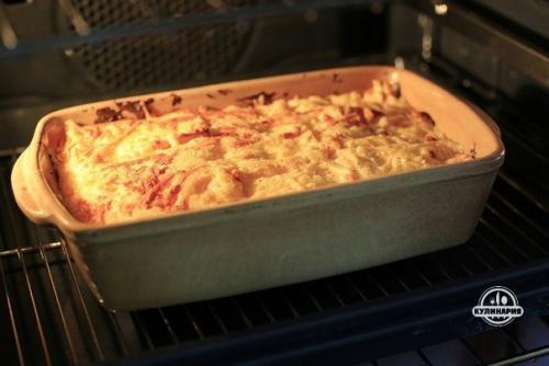 Грибная лазанья.  Ингредиенты: 04