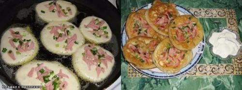 Оладьи с припёком. 01