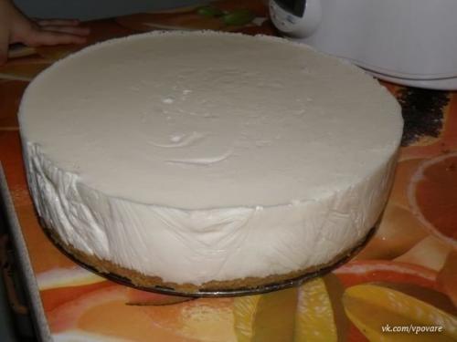 Желейный торт из киви и сметаны. 06 Желейный торт из киви и сметаны. 06