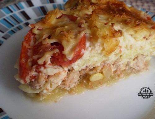 Запеканка с кабачка. 08