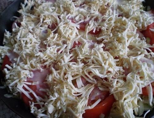 Запеканка с кабачка. 06