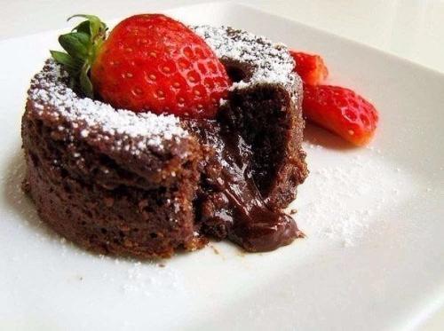 Тающий шоколад (Fondant au Chocolat).