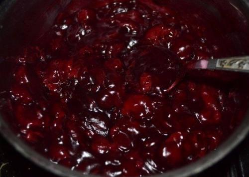 Творожный пирог с вишней. 03