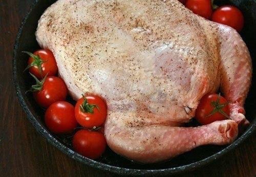 Курочка фаршированная по-тоскански. 09