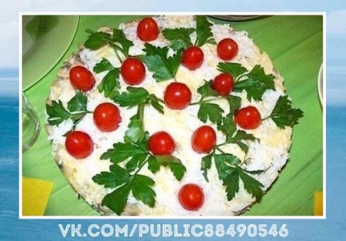 Невероятно вкусно.  Топ - 9 самых вкусных слоеных салатов. 05