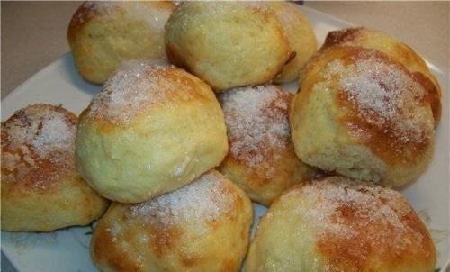 Творожные булочки на завтрак.