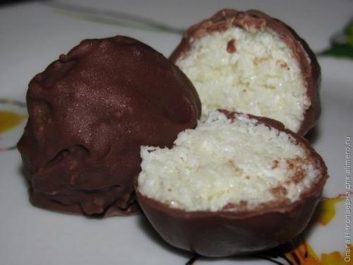 Кокосовые конфетки.  Для приготовления кокосовых конфеток нам понадобится: