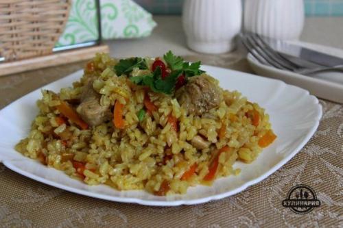 Ароматный рис со свининой в МУЛЬТИВАРКЕ. 06