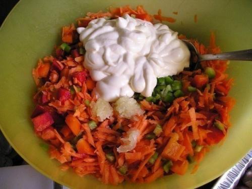 Мясо запеченное с консервированными грибами. 03