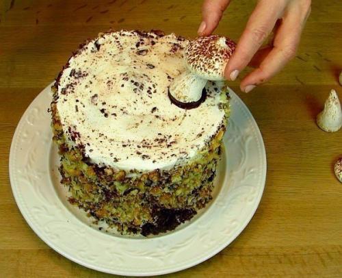 Сметанный торт Трухлявый Пень. 04 Сметанный торт Трухлявый Пень. 04