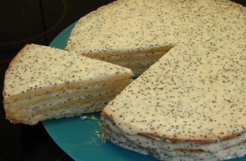 Сметанный торт.  Ингредиенты: