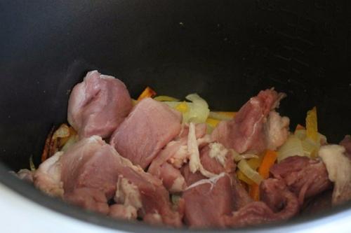 Ароматный рис со свининой в МУЛЬТИВАРКЕ. 02