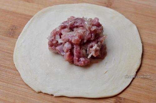 Слоеная самса с курицей. 03 Слоеная самса с курицей. 03