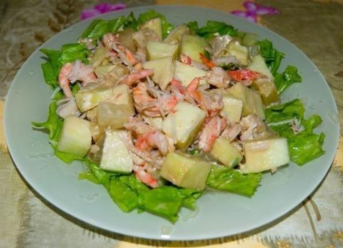 Салат Кани Фуруцу.