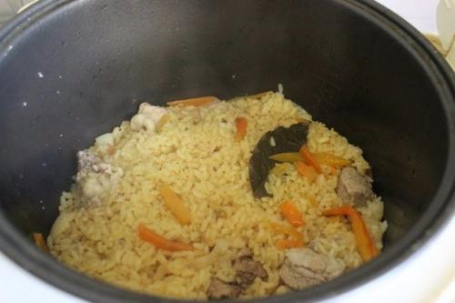 Ароматный рис со свининой в МУЛЬТИВАРКЕ. 04