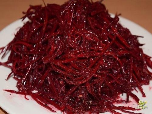 Свекла по-корейски, изумительная закуска на каждый день.