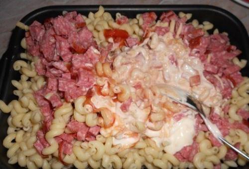 Пикантные макароны в духовке. 02